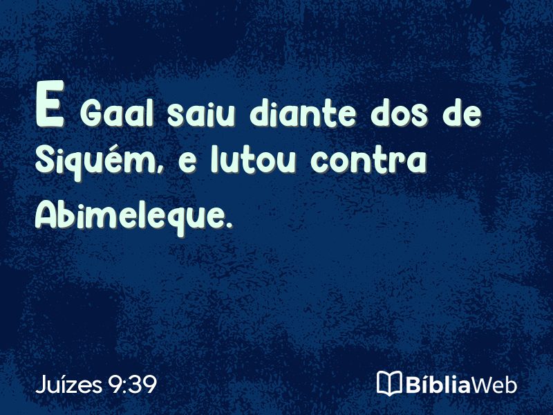 Juízes 9:39 em imagem para compartilhar