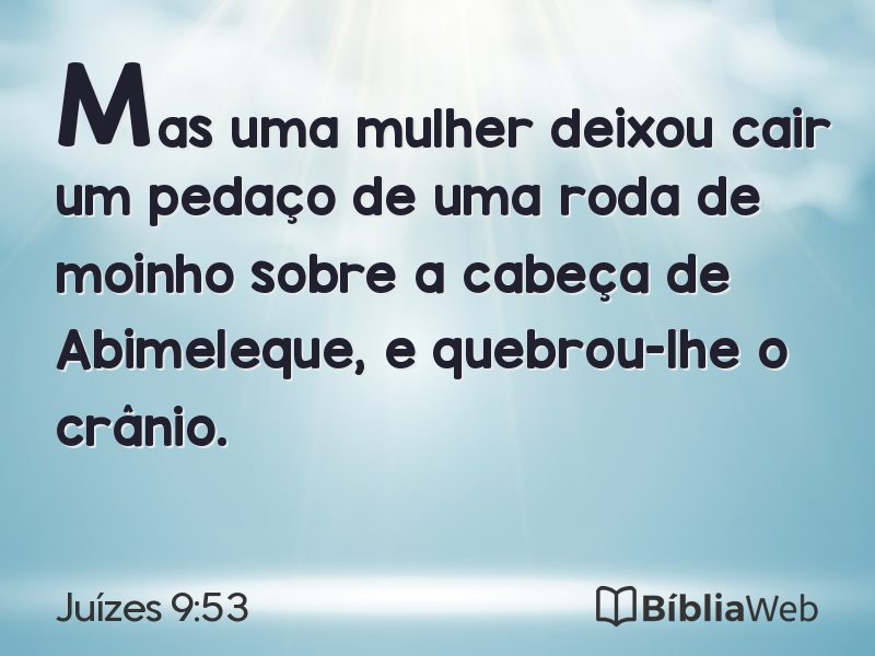Juízes 9:53 em imagem para compartilhar