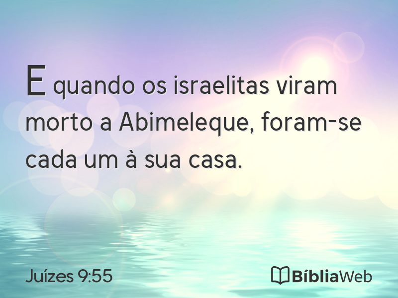 Juízes 9:55 em imagem para compartilhar