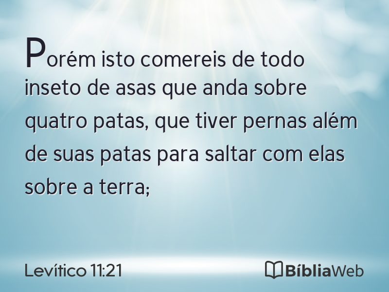 Levítico 11:21 em imagem para compartilhar