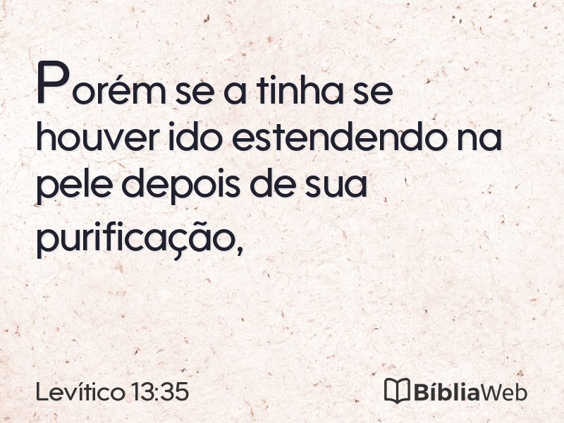 Levítico 13:35 em imagem para compartilhar