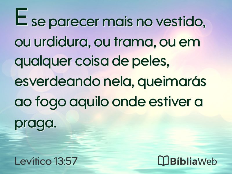 Levítico 13:57 em imagem para compartilhar