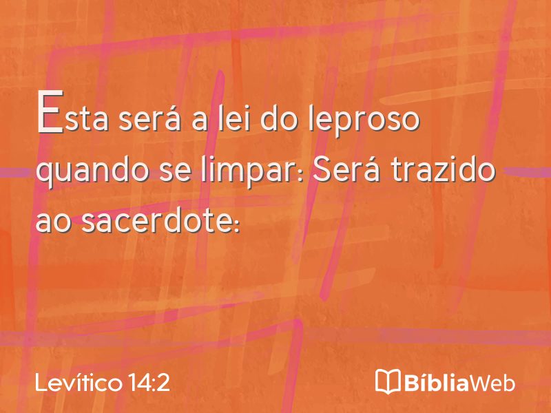 Levítico 14:2 em imagem para compartilhar
