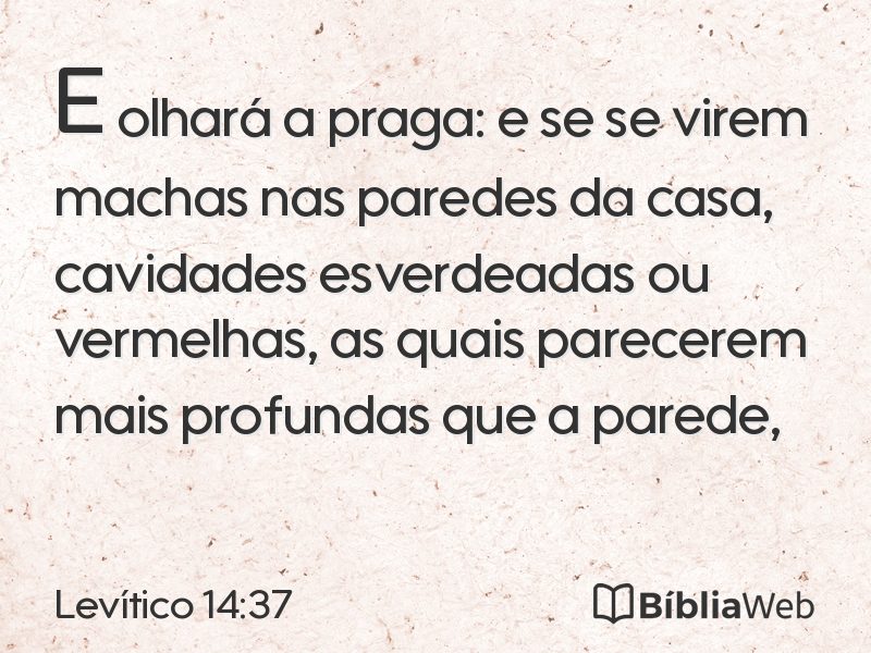 Levítico 14:37 em imagem para compartilhar
