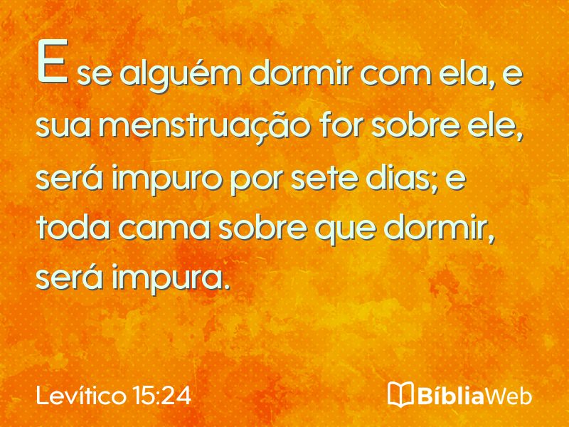 Levítico 15:24 em imagem para compartilhar