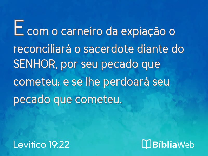 Levítico 19:22 em imagem para compartilhar