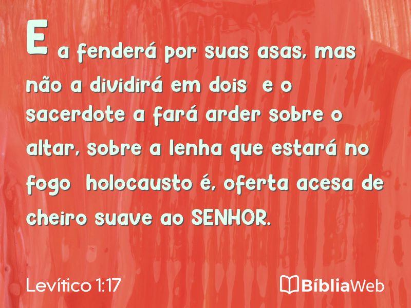 Levítico 1:17 em imagem para compartilhar