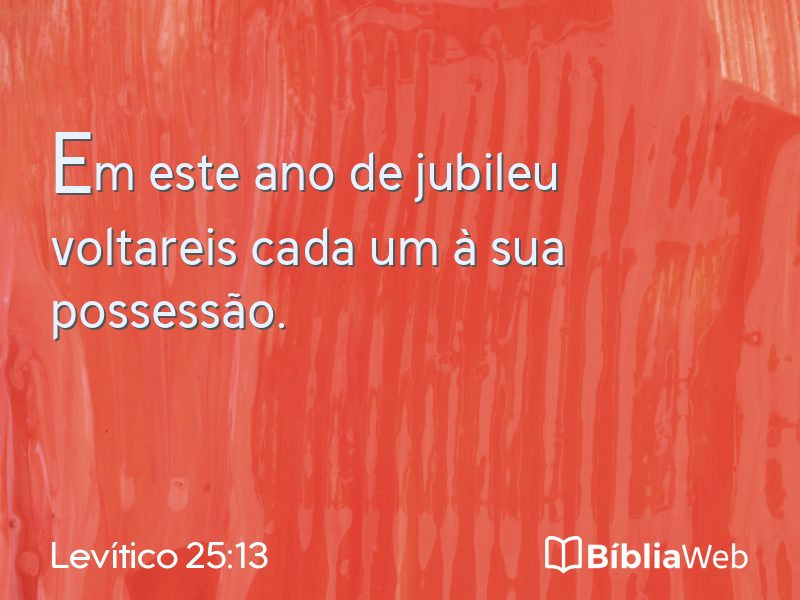 Levítico 25:13 em imagem para compartilhar