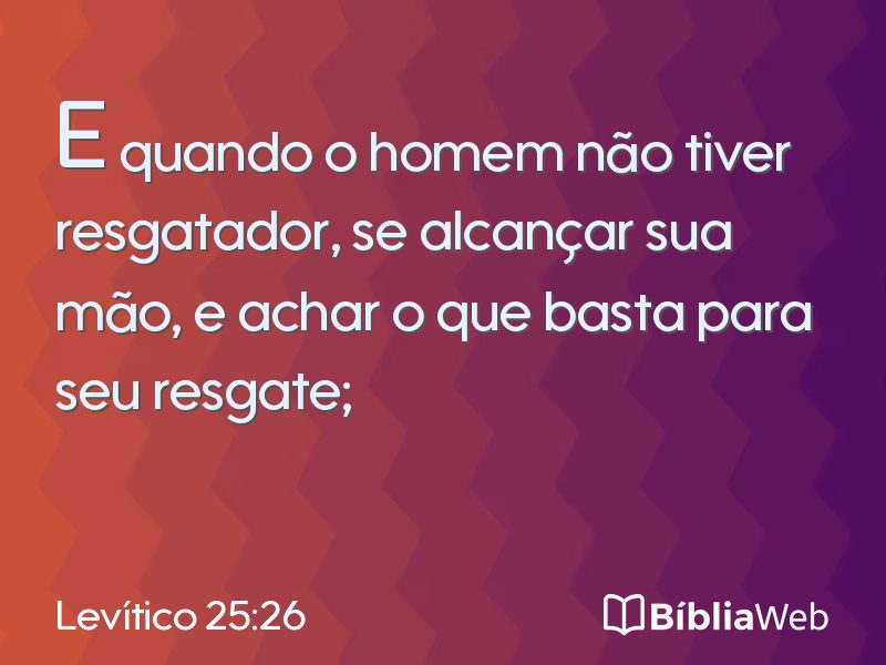 Levítico 25:26 em imagem para compartilhar