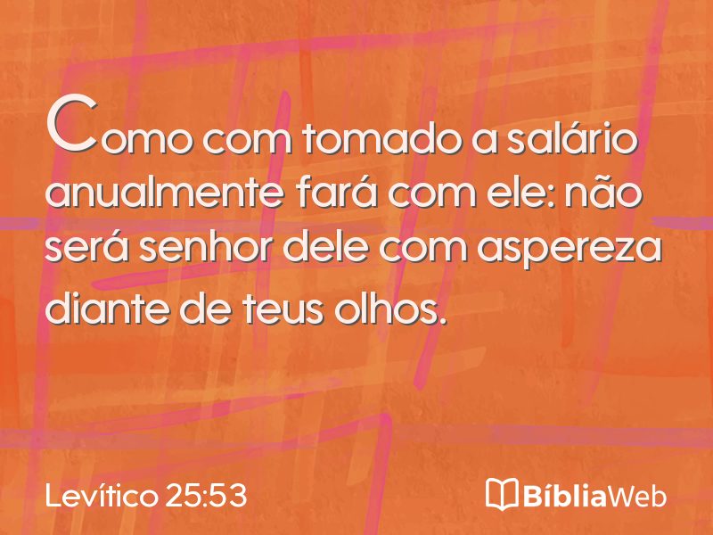 Levítico 25:53 em imagem para compartilhar