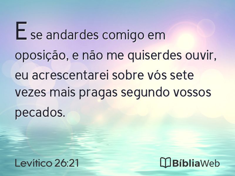 Levítico 26:21 em imagem para compartilhar