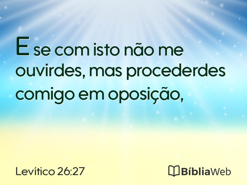 Levítico 26:27 em imagem para compartilhar