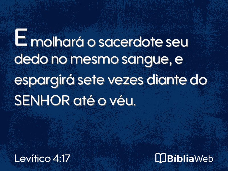 Levítico 4:17 em imagem para compartilhar