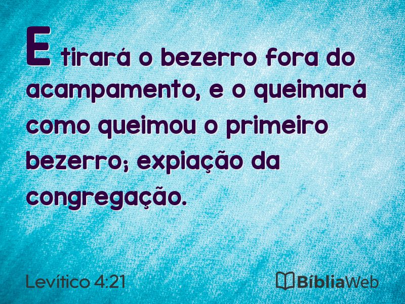 Levítico 4:21 em imagem para compartilhar