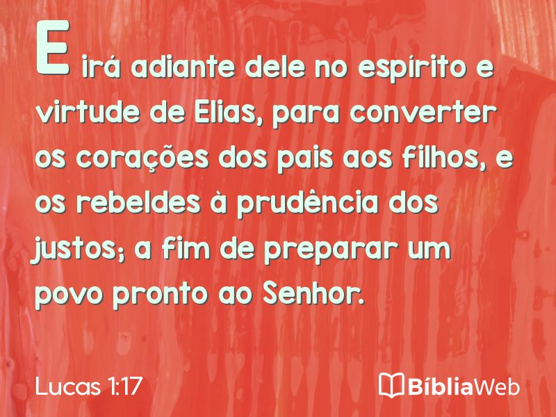 Lucas 1:17 em imagem para compartilhar