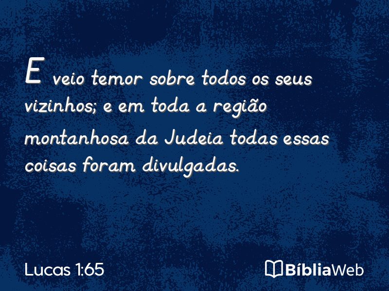 Lucas 1:65 em imagem para compartilhar