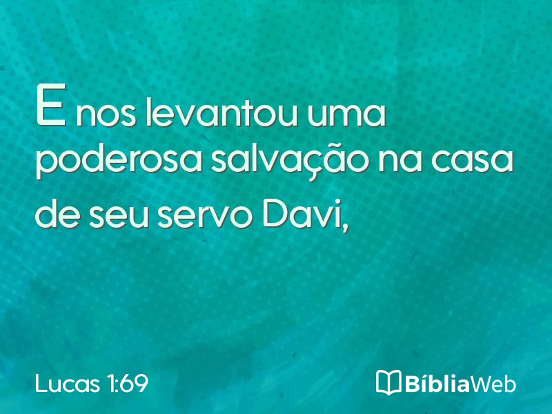 Lucas 1:69 em imagem para compartilhar