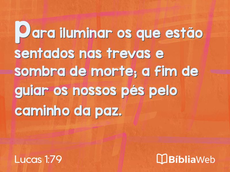 Lucas 1:79 em imagem para compartilhar