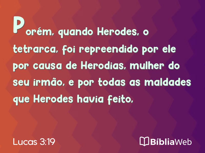 Lucas 3:19 em imagem para compartilhar