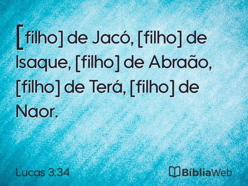 Lucas 3:34 em imagem para compartilhar