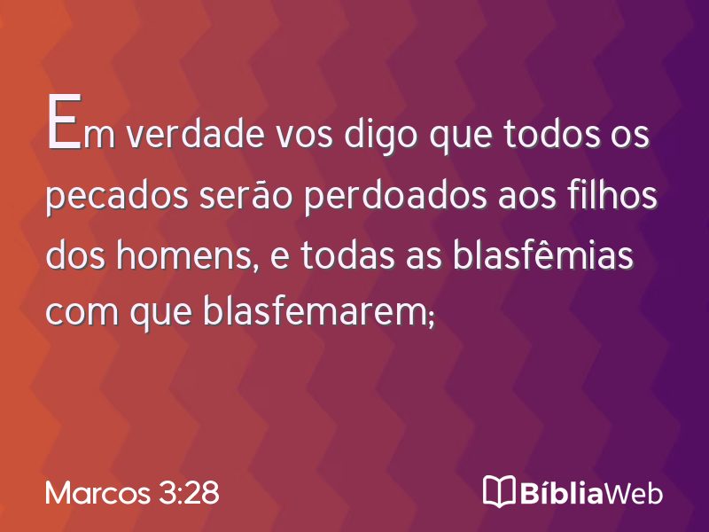 Marcos 3:28 em imagem para compartilhar