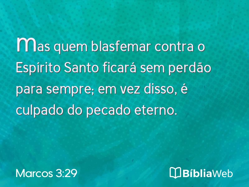 Marcos 3:29 em imagem para compartilhar