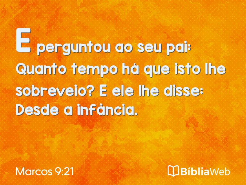Marcos 9:21 em imagem para compartilhar
