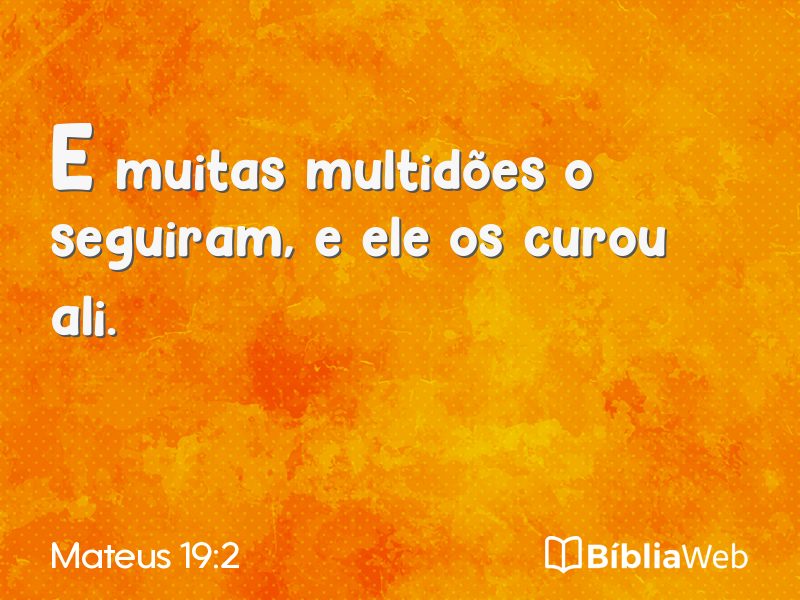 Mateus 19:2 em imagem para compartilhar
