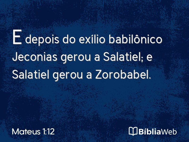 Mateus 1:12 em imagem para compartilhar