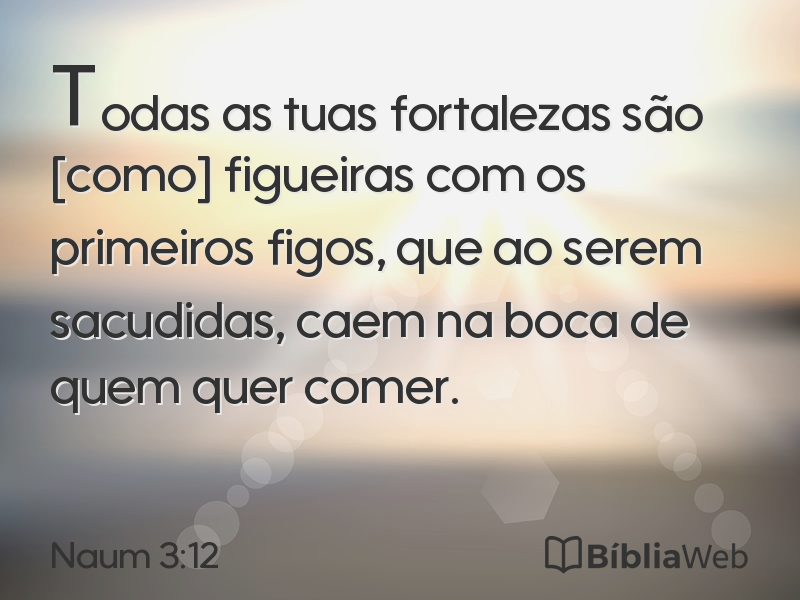Naum 3:12 em imagem para compartilhar
