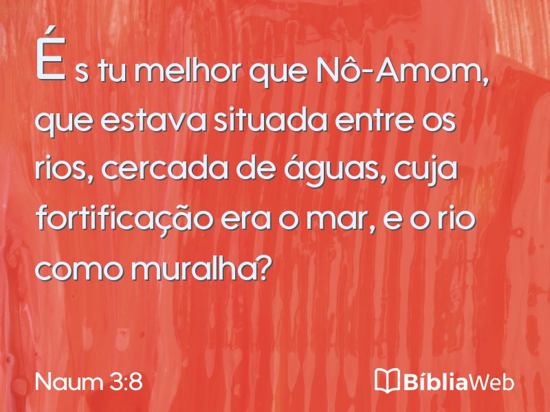 Naum 3:8 em imagem para compartilhar