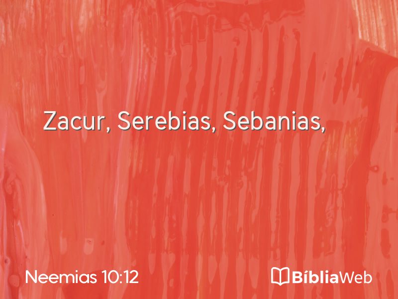 Neemias 10:12 em imagem para compartilhar