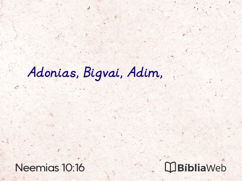 Neemias 10:16 em imagem para compartilhar