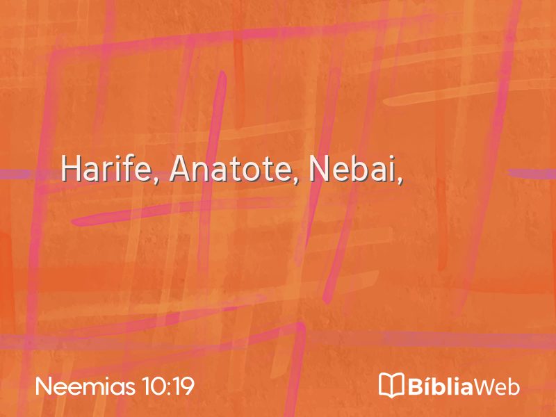Neemias 10:19 em imagem para compartilhar