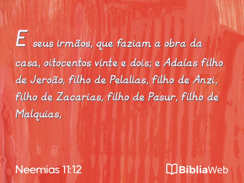 Neemias 11:12 em imagem para compartilhar