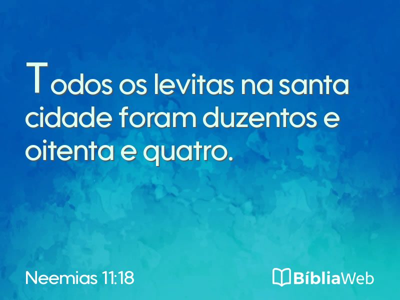 Neemias 11:18 em imagem para compartilhar