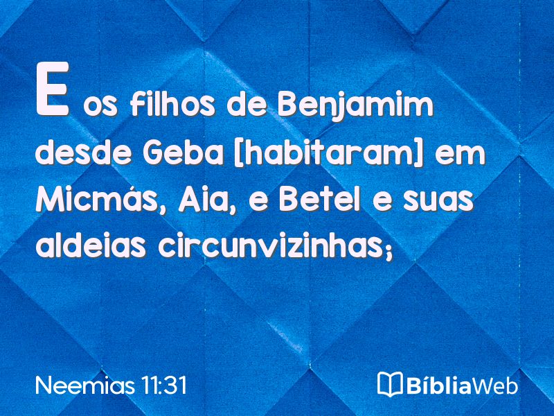 Neemias 11:31 em imagem para compartilhar