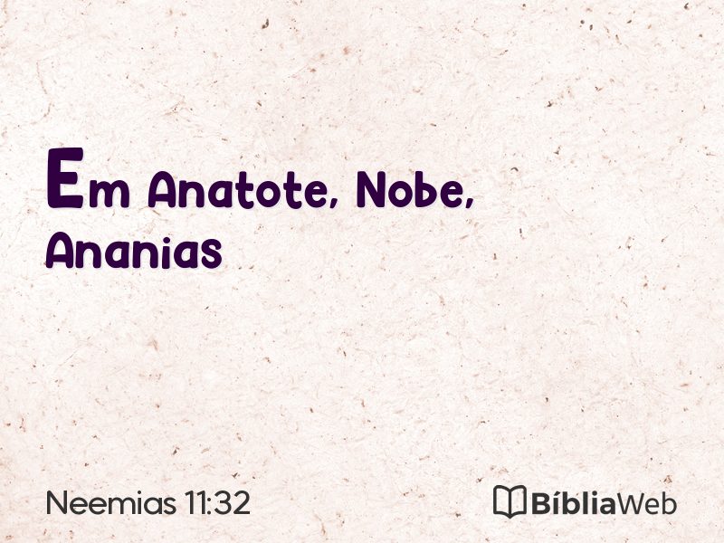 Neemias 11:32 em imagem para compartilhar