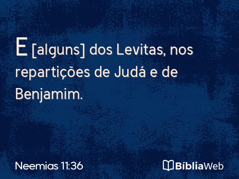 Neemias 11:36 em imagem para compartilhar