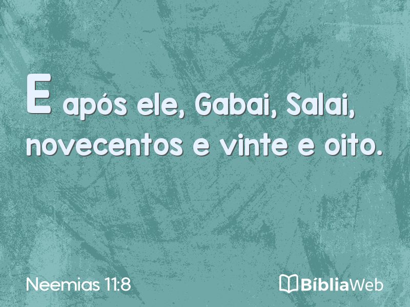 Neemias 11:8 em imagem para compartilhar