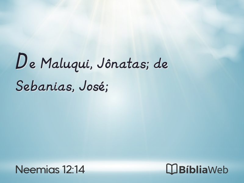 Neemias 12:14 em imagem para compartilhar