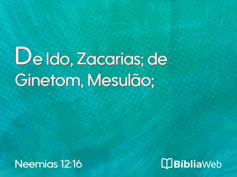 Neemias 12:16 em imagem para compartilhar