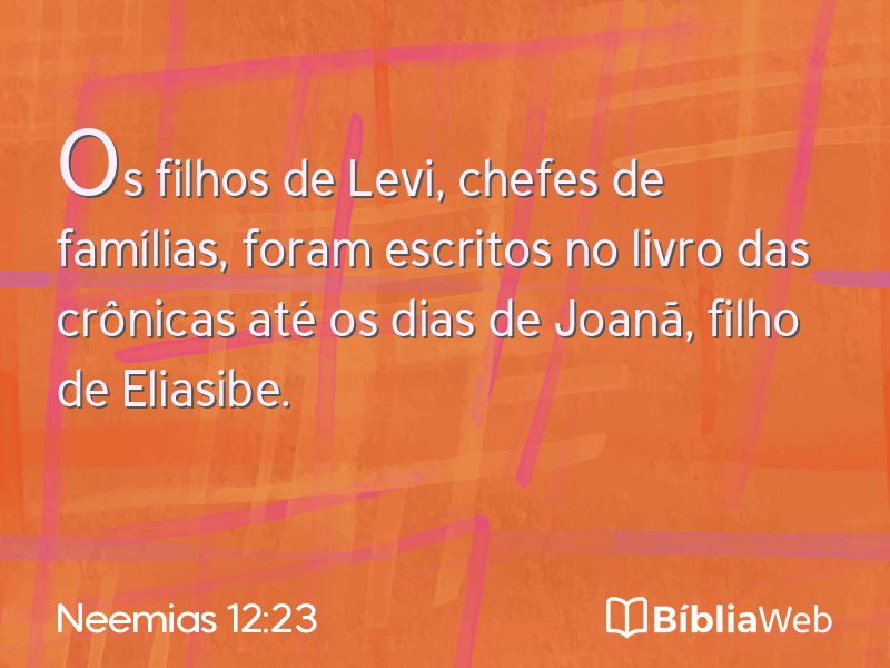 Neemias 12:23 em imagem para compartilhar