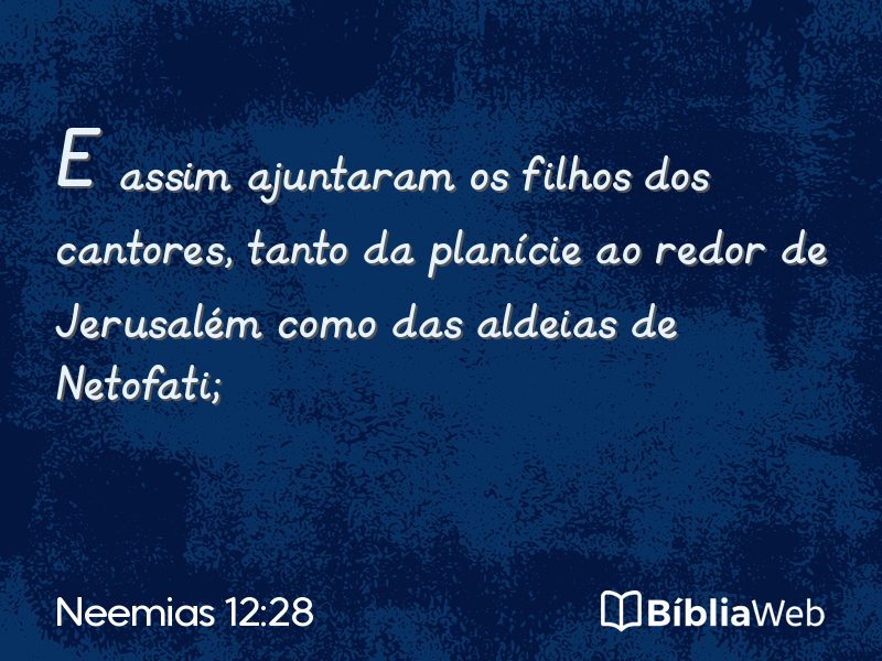 Neemias 12:28 em imagem para compartilhar