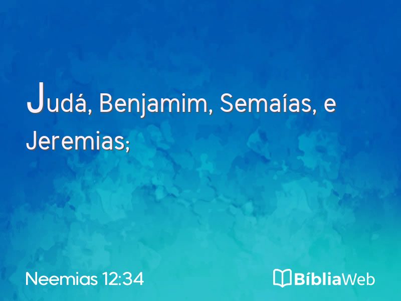 Neemias 12:34 em imagem para compartilhar