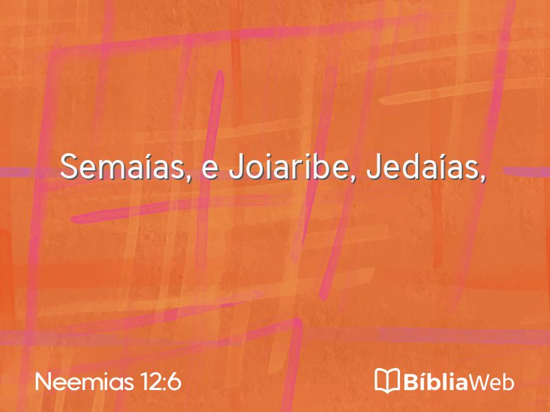 Neemias 12:6 em imagem para compartilhar