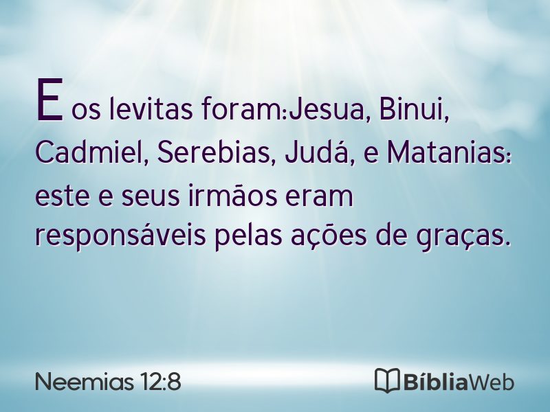 Neemias 12:8 em imagem para compartilhar