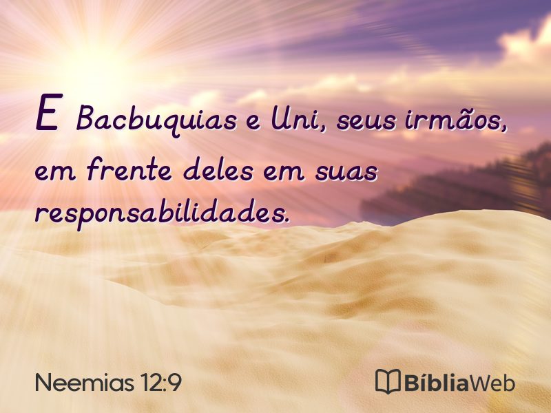 Neemias 12:9 em imagem para compartilhar