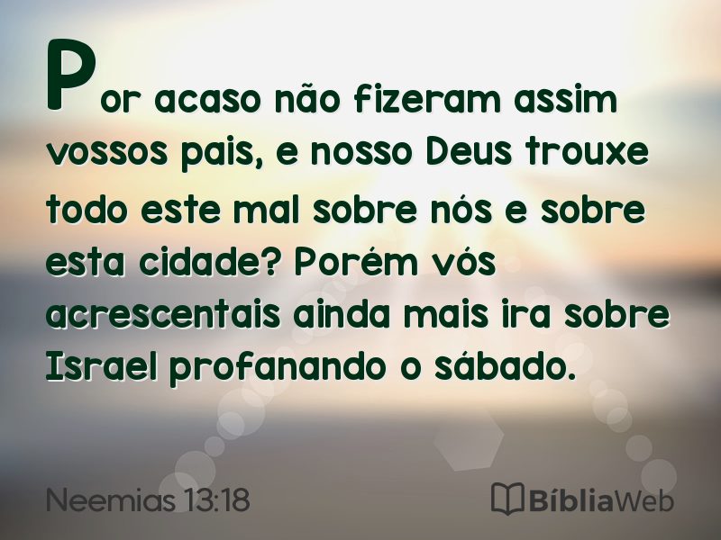 Neemias 13:18 em imagem para compartilhar