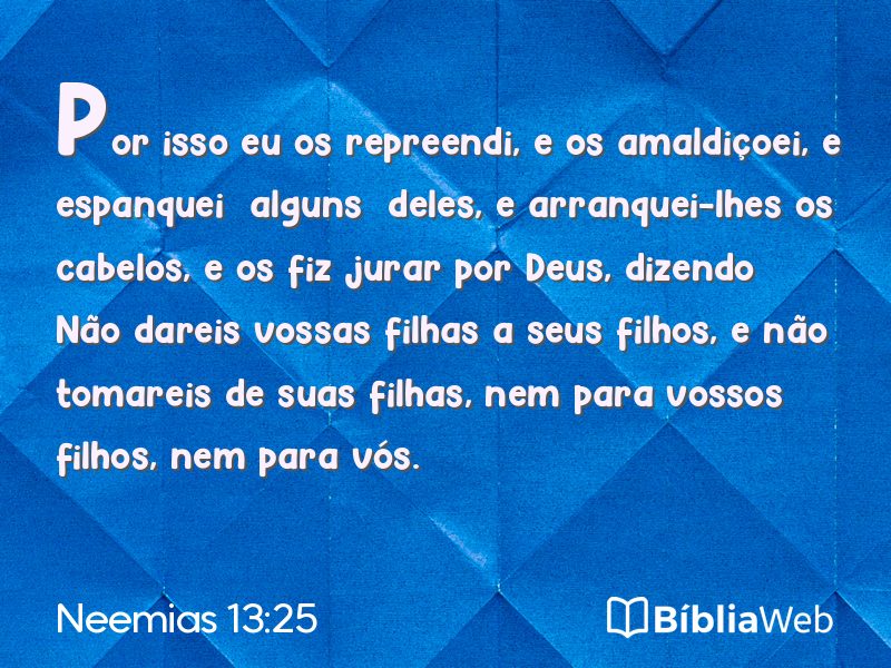 Neemias 13:25 em imagem para compartilhar